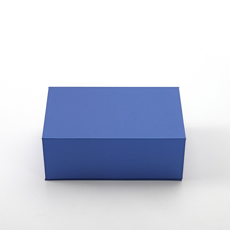 FANXI Custom blue paper microfiber magnetic box