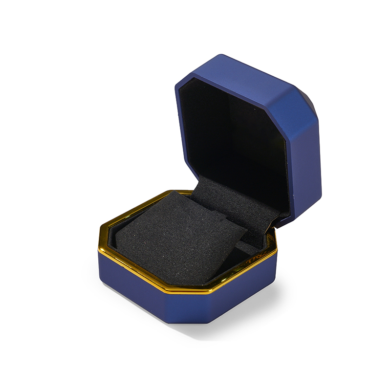 FANXI Custom blue painted earring and ring box