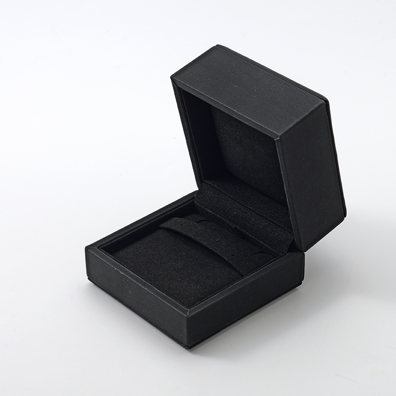 FANXI Custom black leather microfiber jewelry box