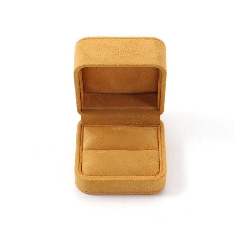 FANXI Custom yellow suede ring box