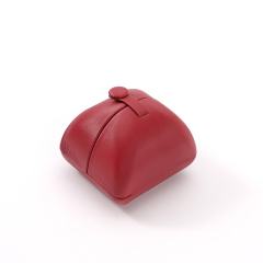 FANXI Custom red suede leather jewelry box