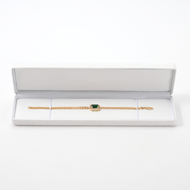 FANXI Custom white Microfber jewelry box