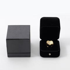 FANXI Custom black velvet jewelry box