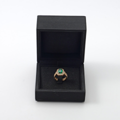 FANXI Custom black leather microfiber jewelry box