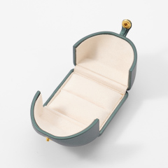 FANXI Custom blue green velvet leather jewelry box