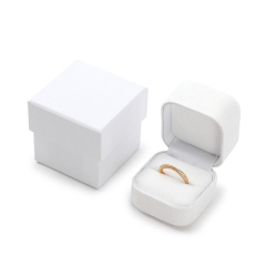 FANXI Custom white Microfber jewelry box