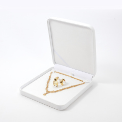 FANXI Custom white Microfber jewelry box
