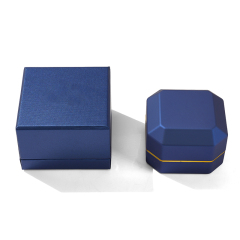 FANXI Custom blue painted earring and ring box