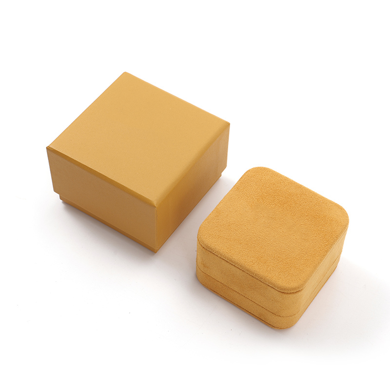 FANXI Custom yellow suede ring box