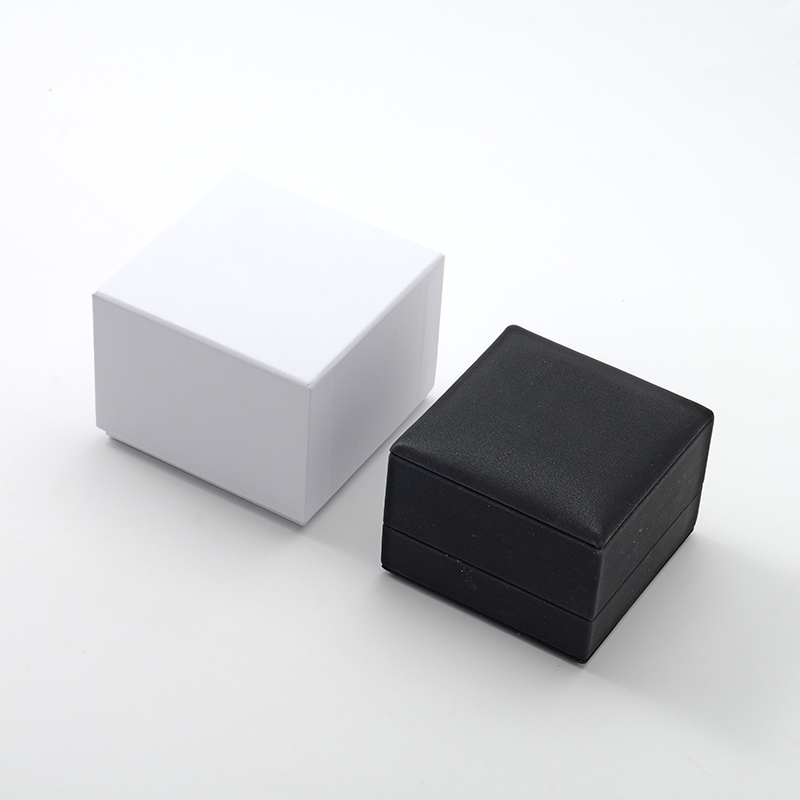 FANXI Custom black leather microfiber jewelry box