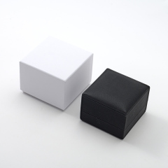 FANXI Custom black leather microfiber jewelry box