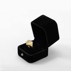 FANXI Custom black velvet jewelry box