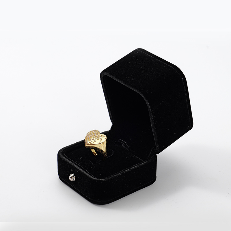 FANXI Custom black velvet jewelry box