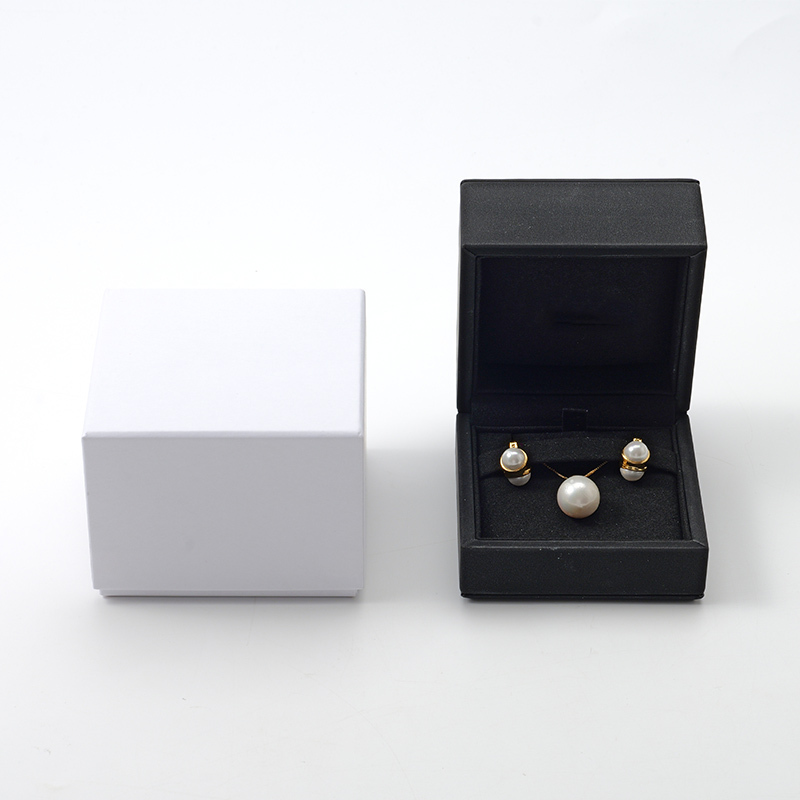 FANXI Custom black leather microfiber jewelry box