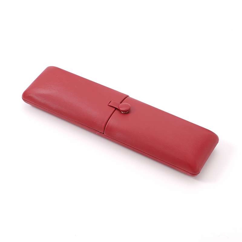 FANXI Custom red suede leather jewelry box
