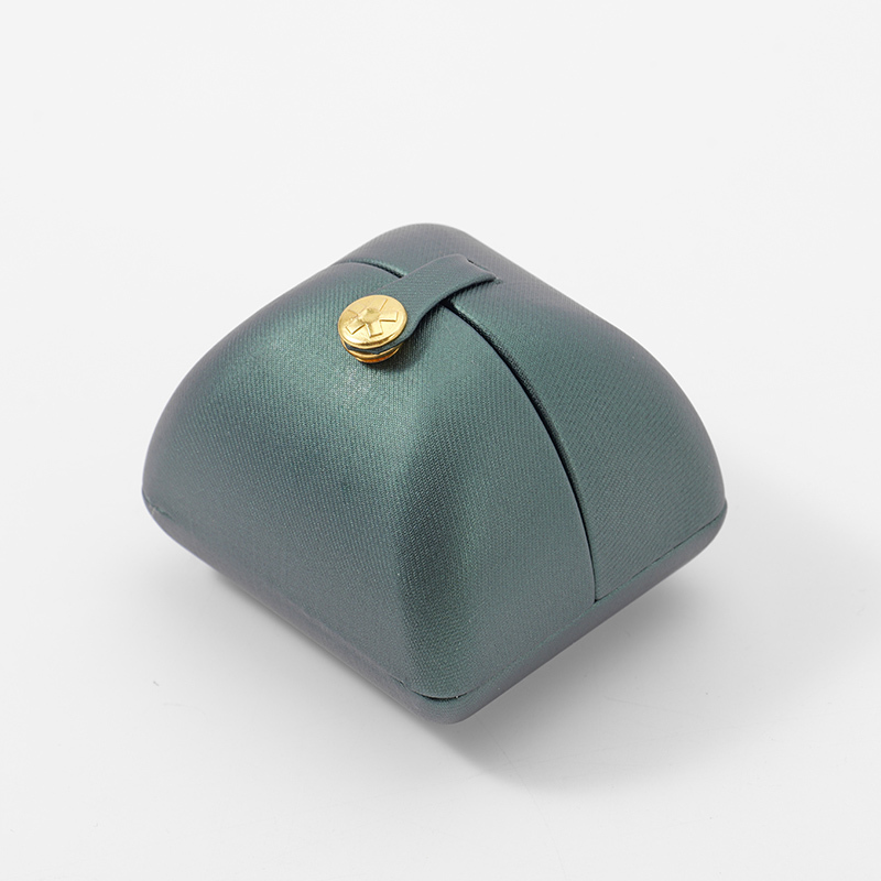 FANXI Custom blue green velvet leather jewelry box