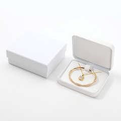 FANXI Custom white Microfber jewelry box