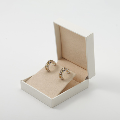 FANXI Custom white velvet paper jewelry box