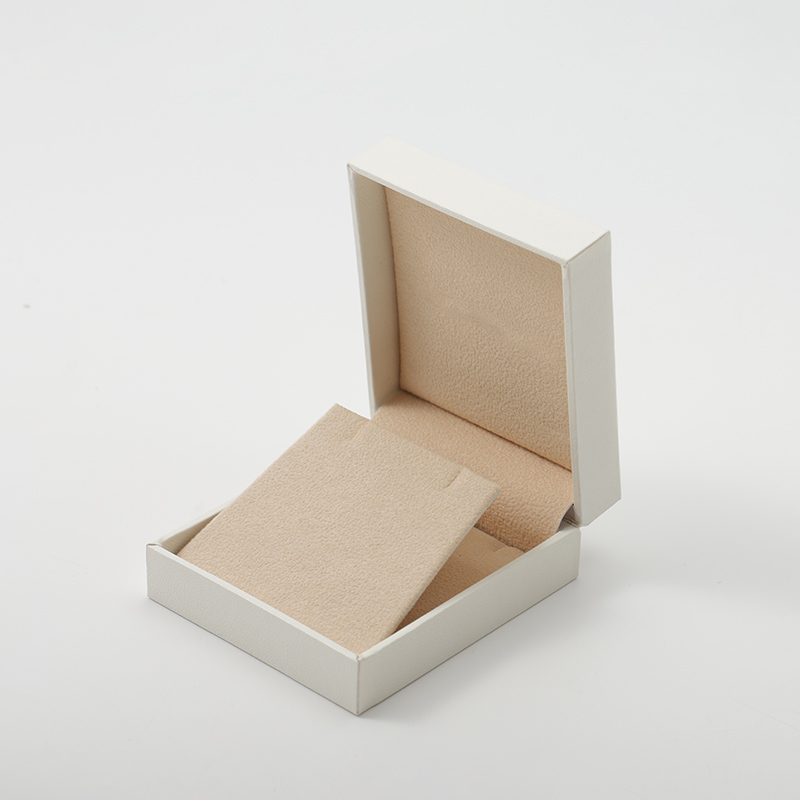 FANXI Custom white velvet paper jewelry box