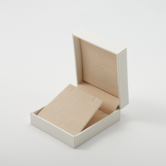 FANXI Custom white velvet paper jewelry box