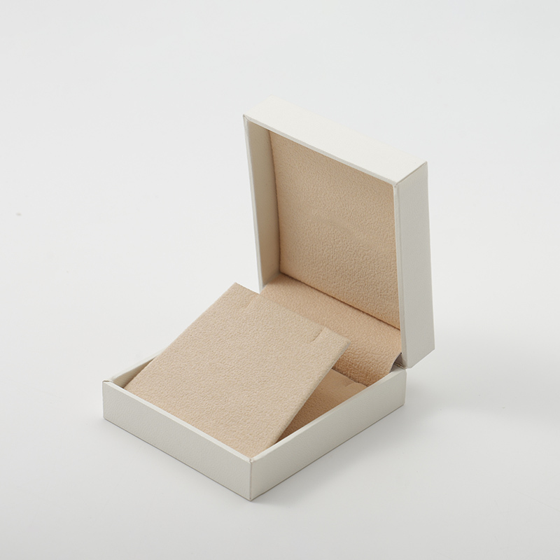 FANXI Custom white velvet paper jewelry box