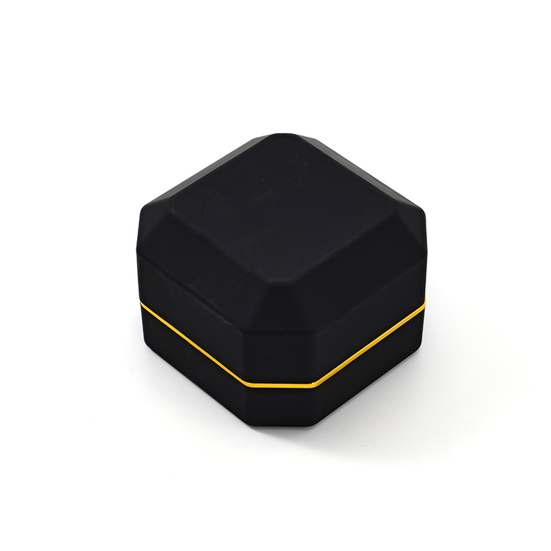 FANXI Custom black painting velvet jewelry box