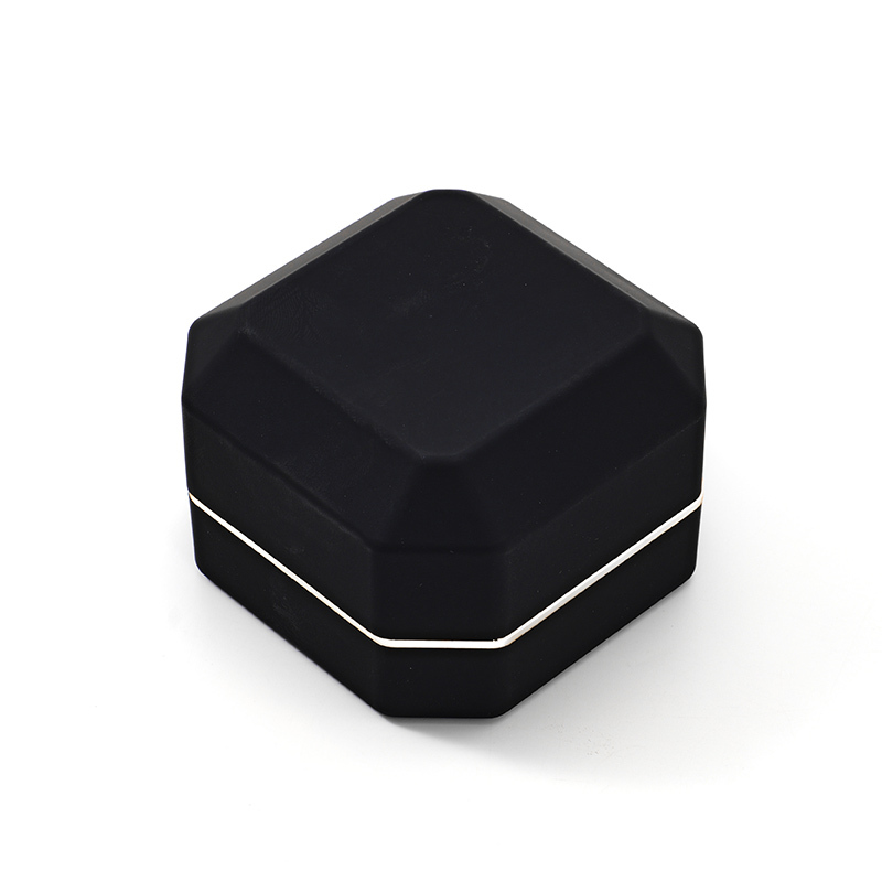 FANXI Custom black painting velvet jewelry box