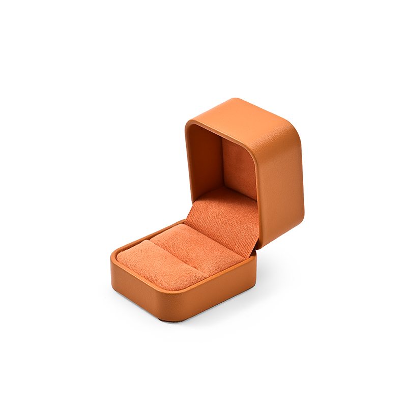 FANXI Custom orange suede ring box