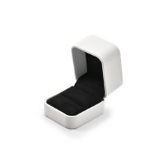 FANXI Custom white pu leather ring box