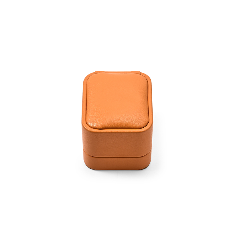 FANXI Custom orange suede ring box