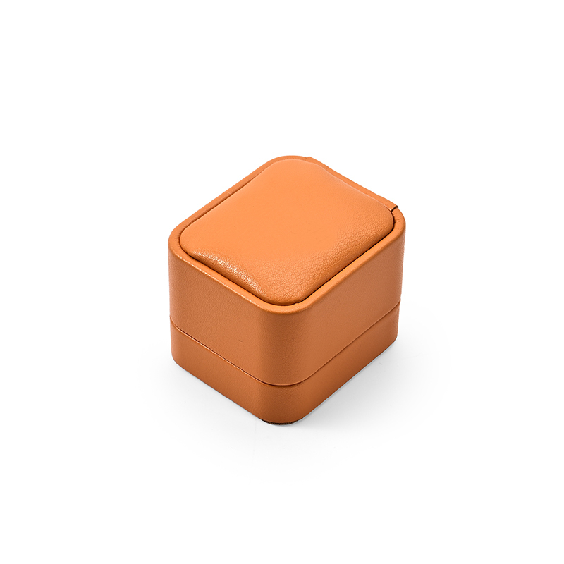FANXI Custom orange suede ring box