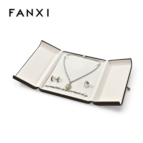 FANXI Custom brown velvet big set box
