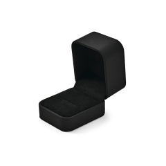 FANXI Custom black leather microfiber ring box