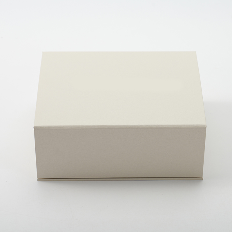FANXI Custom beige paper leatherette jewelry box