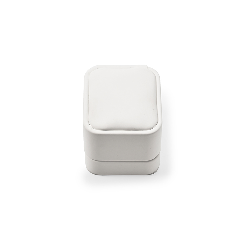FANXI Custom white pu leather ring box