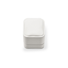 FANXI Custom white pu leather ring box