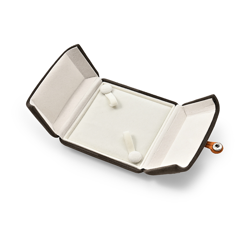 FANXI Custom brown velvet bangle box