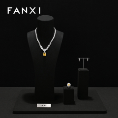 FANXI New arrival Microfiber Jewelry Portrait Stand