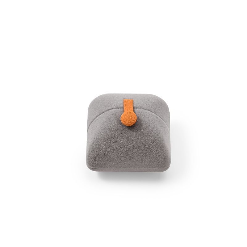FANXI Custom grey velvet ring box