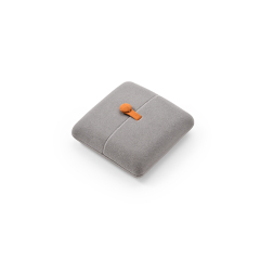 FANXI Custom grey velvet pendant earring box