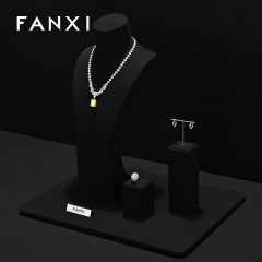 FANXI New arrival Microfiber Jewelry Portrait Stand