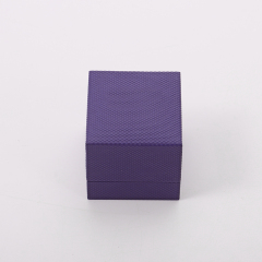 FANXI Custom purple paper velvet jewelry box