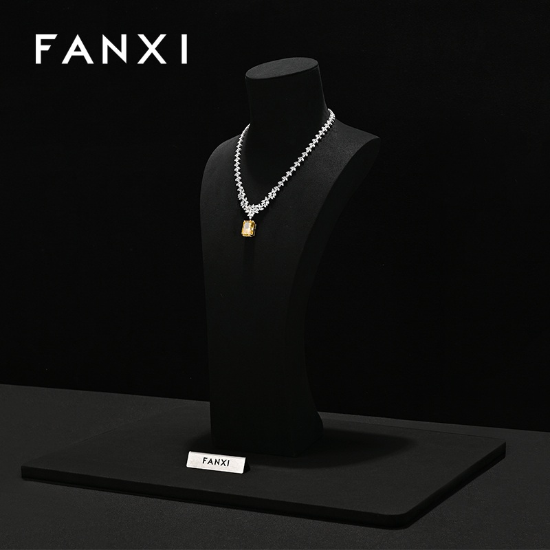 FANXI New arrival Microfiber Jewelry Portrait Stand