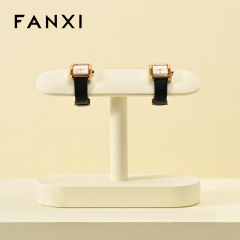 FANXI Fashion Beige Microfiber Jewelry display stand