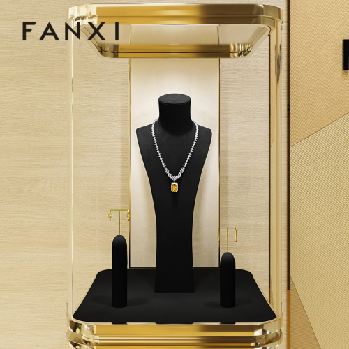 FANXI Fashion Microfiber Jewelry Portrait Stand