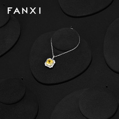 FANXI Wholesale black Microfiber Jewelry Portrait Stand