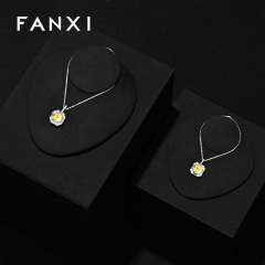FANXI Wholesale black Microfiber Jewelry Portrait Stand