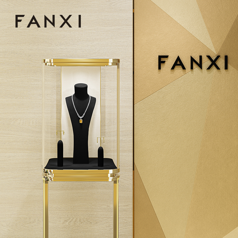 FANXI Fashion Microfiber Jewelry Portrait Stand
