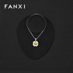 FANXI Wholesale black Microfiber Jewelry Portrait Stand