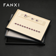 FANXI New arrival leather microfiber Jewelry plate